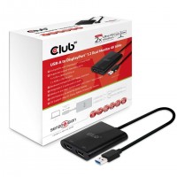Vendita CLUB3D Docking Station CLUB3D USB A to DisplayPort™ 1.2 Dual Monitor 4K 60Hz CSV-1477