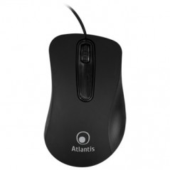 Vendita Atlantis Land Mouse Atlantis Land OptiStar USB mouse Mano destra USB tipo A Ottico 1000 DPI P009-OPTISTAR-USB
