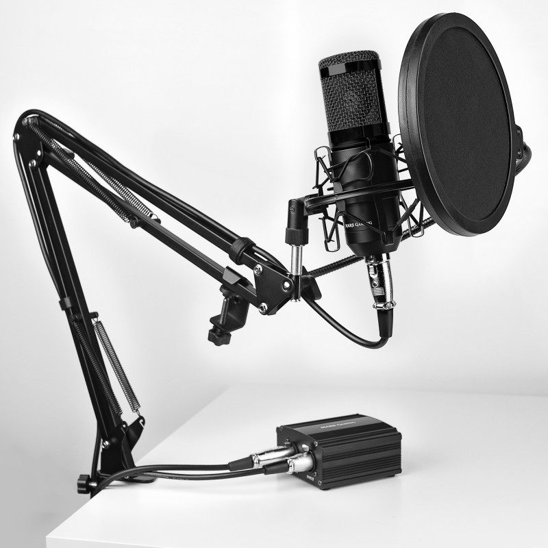 Mars Gaming MMICKIT microfono Nero Microfono da studio