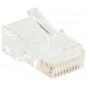 InLine 73011 cavo di collegamento RJ-45 Trasparente, Bianco