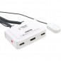 InLine 62612I switch per keyboard-video-mouse (kvm) Nero, Bianco
