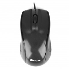 Vendita NGS Mouse NGS Black Mist mouse Mano destra USB tipo A Ottico 800 DPI MIST